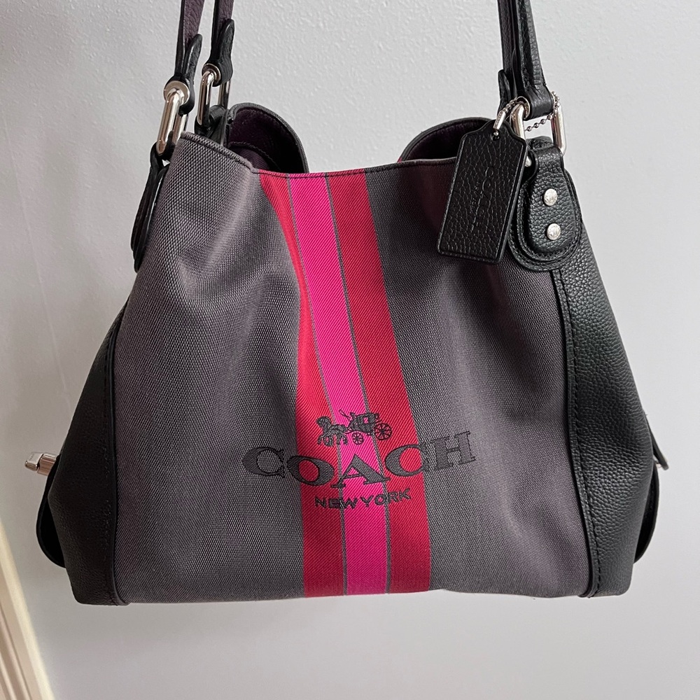 Coach Black and Pink Shoulder Bag